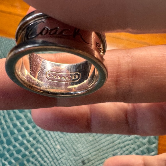 Coach Brand Sterling Silver Classic “1941” Wide Band
Ring Size 6 - Picture 3 of 10